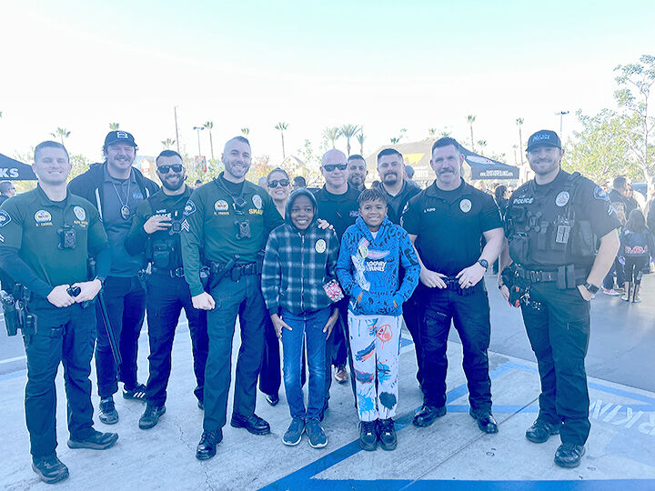 Redlands police and students